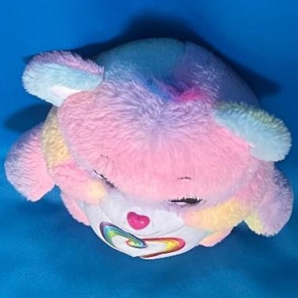 CARE BEARS TOGETHERNESS TIE - DYE RAINBOW PLUSH BEAR / BASIC FUN STUFFED ANIMAL - Picture 4 of 16